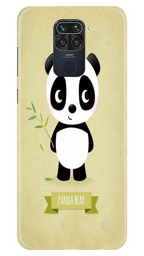 Panda Bear Mobile Back Case for Redmi Note 9 (Design - 317) Panda Bear Mobile Back Case for Redmi Note 9 (Design - 317)