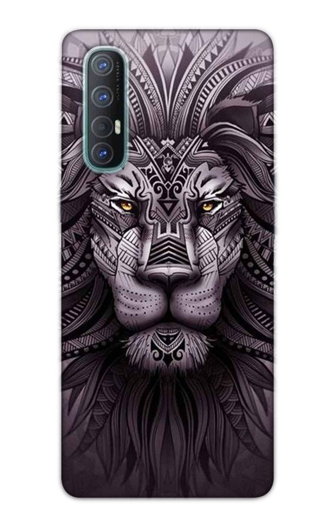 Lion Mobile Back Case for Oppo Reno3 Pro (Design - 315) Lion Mobile Back Case for Oppo Reno3 Pro (Design - 315)