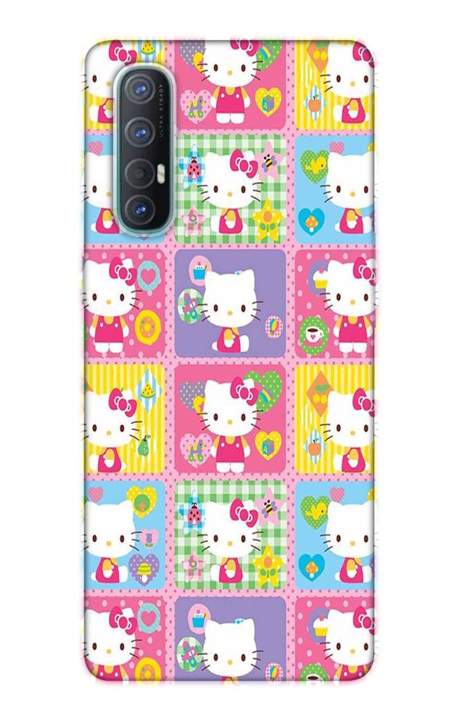 Kitty Mobile Back Case for Oppo Reno3 Pro (Design - 400) Kitty Mobile Back Case for Oppo Reno3 Pro (Design - 400)