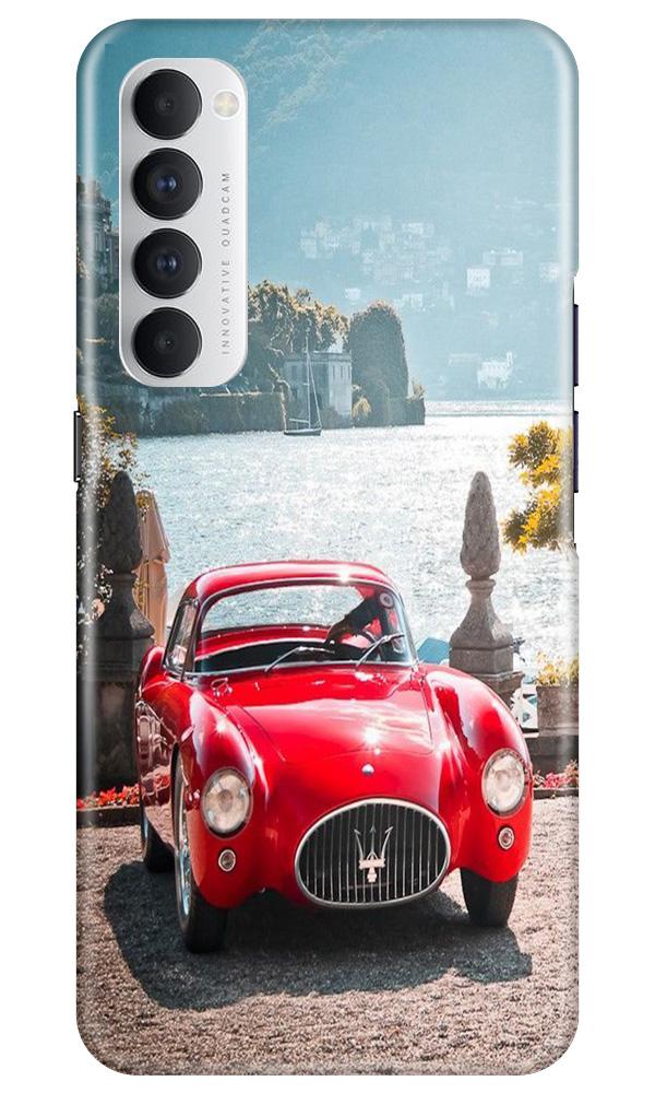 Vintage Car Mobile Back Case for Oppo Reno4 Pro (Design - 51) Vintage Car Case for Oppo Reno4 Pro