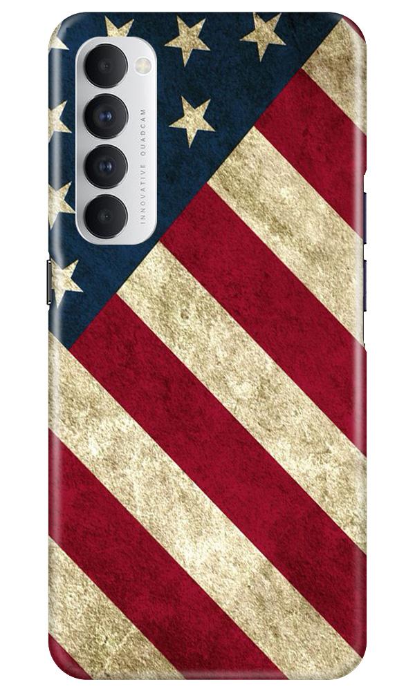 America Mobile Back Case for Oppo Reno4 Pro (Design - 79) America Case for Oppo Reno4 Pro