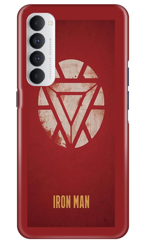 Iron Man Superhero Mobile Back Case for Oppo Reno4 Pro (Design - 115) Iron Man Superhero Case for Oppo Reno4 Pro (Design - 115)