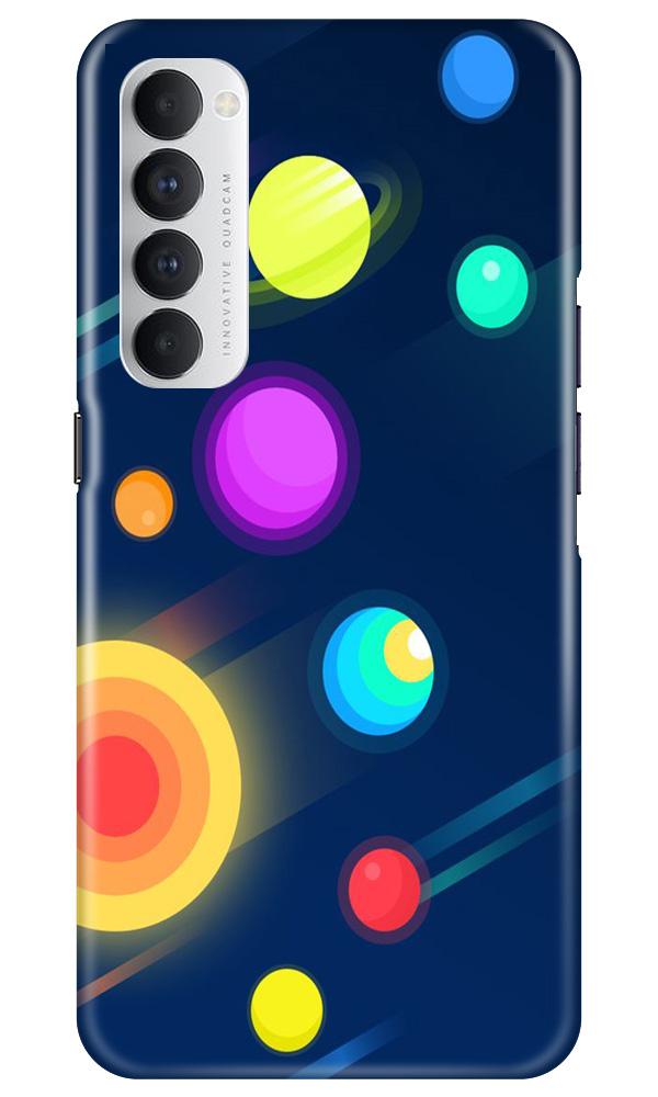 Solar Planet Mobile Back Case for Oppo Reno4 Pro (Design - 197) Solar Planet Case for Oppo Reno4 Pro (Design - 197)