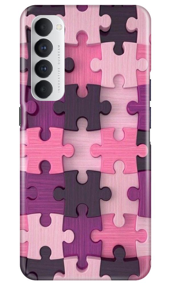 Puzzle Mobile Back Case for Oppo Reno4 Pro (Design - 199) Puzzle Case for Oppo Reno4 Pro (Design - 199)