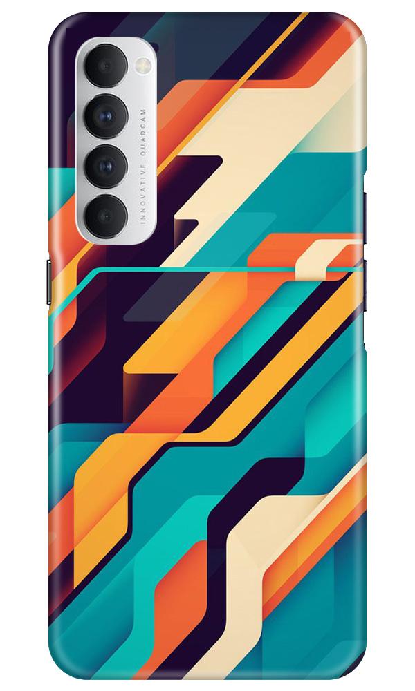 Modern Art Mobile Back Case for Oppo Reno4 Pro (Design - 233) Modern Art Case for Oppo Reno4 Pro (Design No. 233)