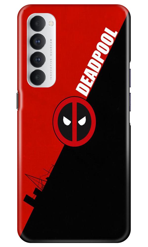 Deadpool Mobile Back Case for Oppo Reno4 Pro (Design - 248) Deadpool Case for Oppo Reno4 Pro (Design No. 248)