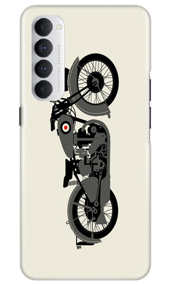 MotorCycle Mobile Back Case for Oppo Reno4 Pro (Design - 259) MotorCycle Case for Oppo Reno4 Pro (Design No. 259)