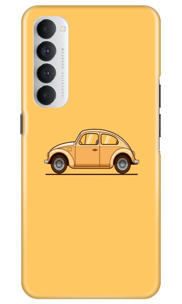 Vintage Car Mobile Back Case for Oppo Reno4 Pro (Design - 262) Vintage Car Case for Oppo Reno4 Pro (Design No. 262)