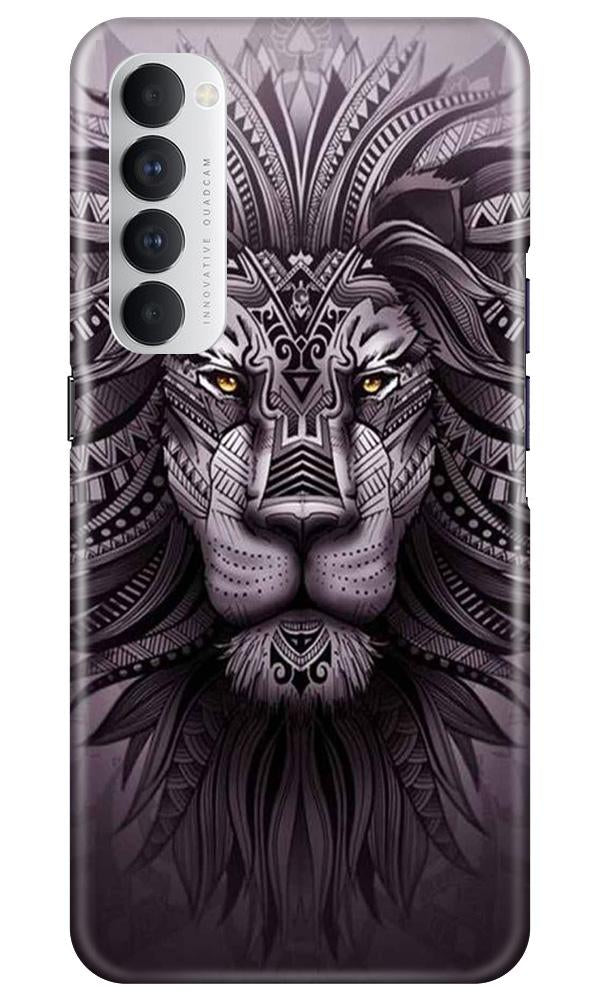 Lion Mobile Back Case for Oppo Reno4 Pro (Design - 315) Lion Mobile Back Case for Oppo Reno4 Pro (Design - 315)
