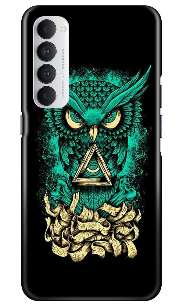 Owl Mobile Back Case for Oppo Reno4 Pro (Design - 358) Owl Mobile Back Case for Oppo Reno4 Pro (Design - 358)