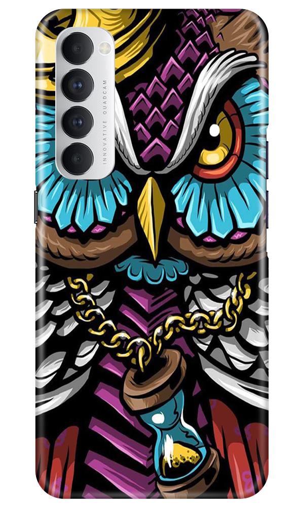 Owl Mobile Back Case for Oppo Reno4 Pro (Design - 359) Owl Mobile Back Case for Oppo Reno4 Pro (Design - 359)