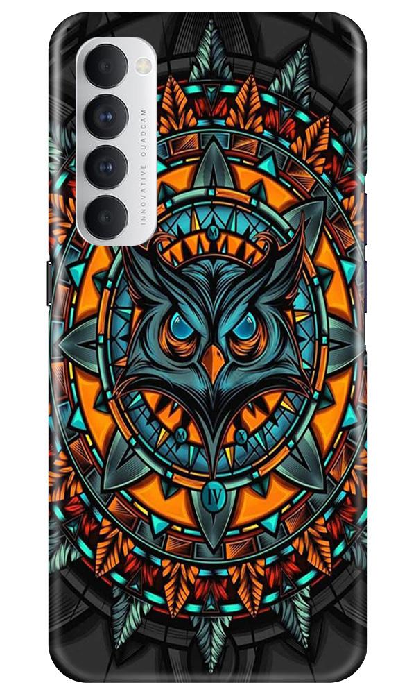 Owl Mobile Back Case for Oppo Reno4 Pro (Design - 360) Owl Mobile Back Case for Oppo Reno4 Pro (Design - 360)