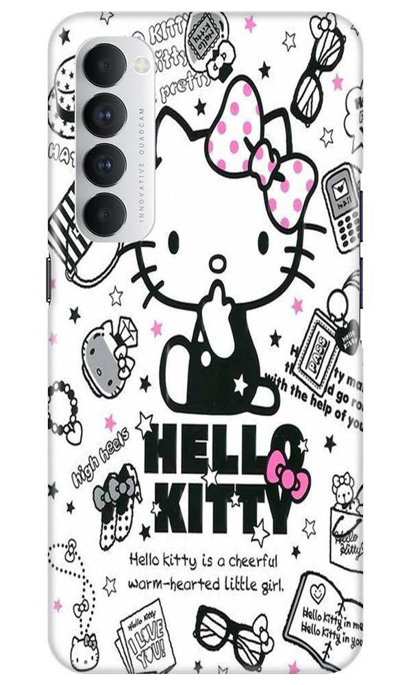 Hello Kitty Mobile Back Case for Oppo Reno4 Pro (Design - 361) Hello Kitty Mobile Back Case for Oppo Reno4 Pro (Design - 361)