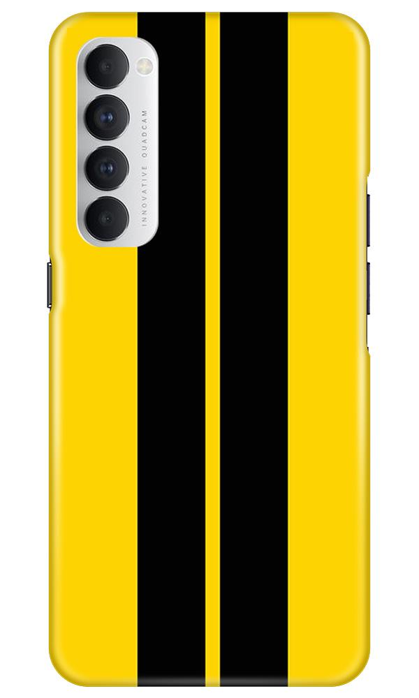 Black Yellow Pattern Mobile Back Case for Oppo Reno4 Pro (Design - 377) Black Yellow Pattern Mobile Back Case for Oppo Reno4 Pro (Design - 377)