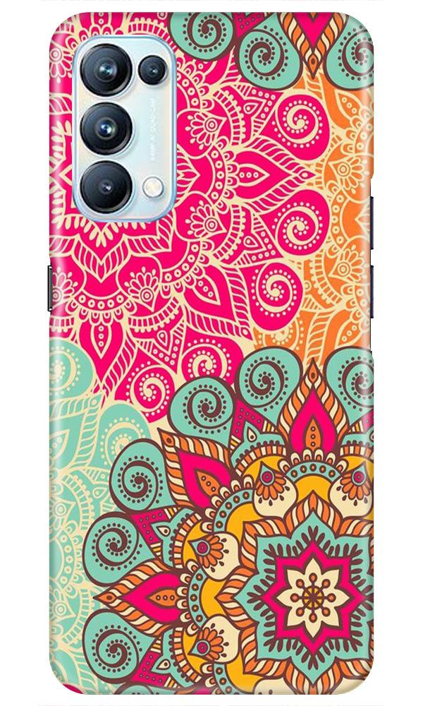 Rangoli art Mobile Back Case for Oppo Reno5 Pro (Design - 6) Rangoli art Case for Oppo Reno5 Pro