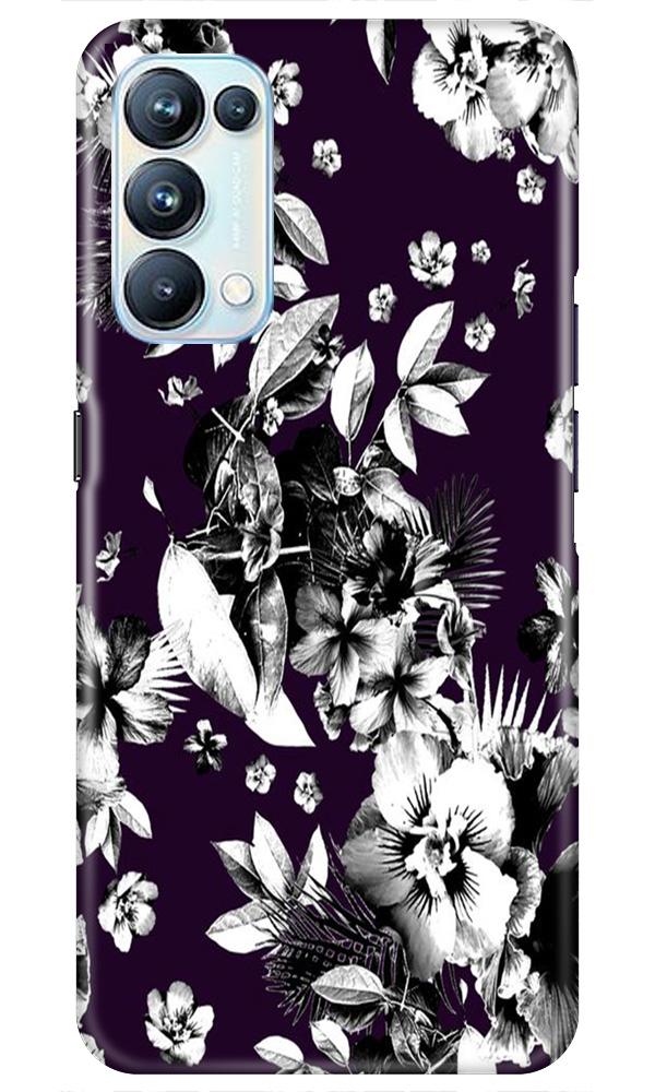 white flowers Mobile Back Case for Oppo Reno5 Pro (Design - 7) white flowers Case for Oppo Reno5 Pro