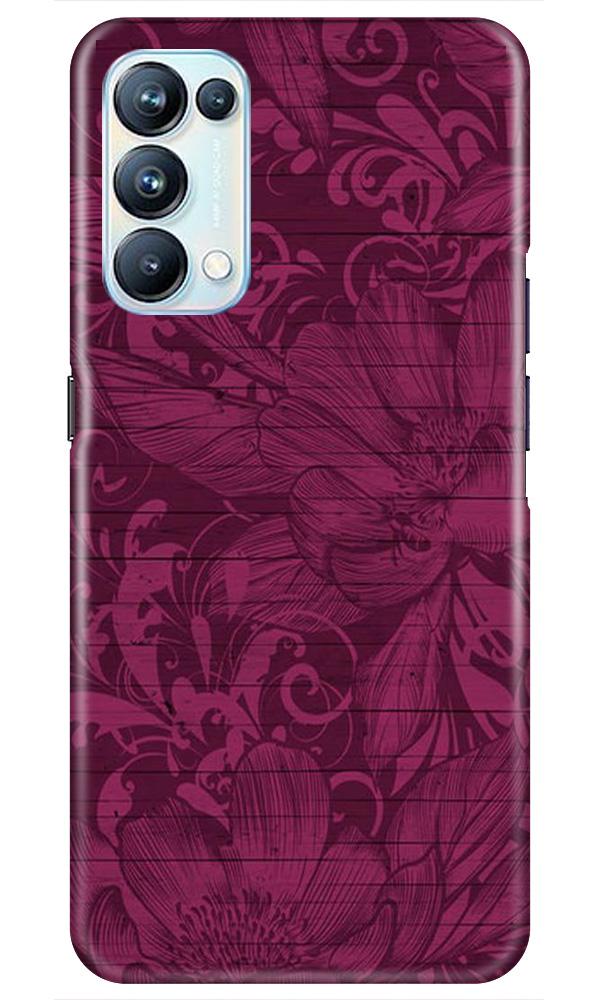 Purple Backround Mobile Back Case for Oppo Reno5 Pro (Design - 22) Purple Backround Case for Oppo Reno5 Pro