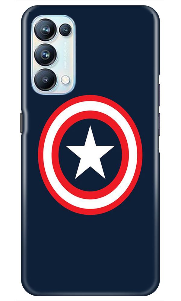 Captain America Mobile Back Case for Oppo Reno5 Pro (Design - 42) Captain America Case for Oppo Reno5 Pro