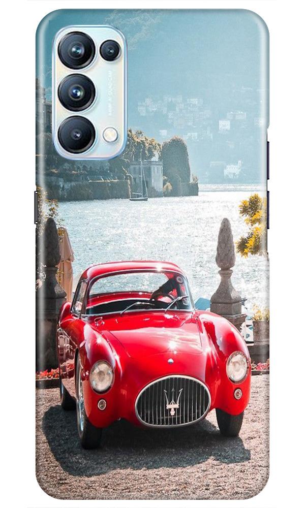 Vintage Car Mobile Back Case for Oppo Reno5 Pro (Design - 51) Vintage Car Case for Oppo Reno5 Pro