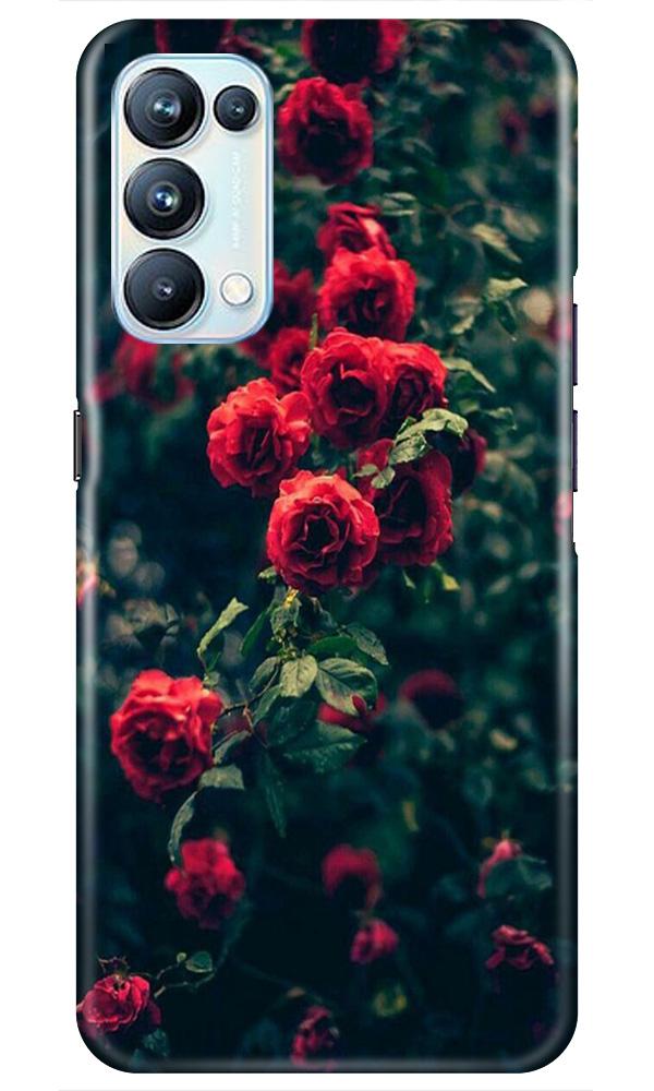 Red Rose Mobile Back Case for Oppo Reno5 Pro (Design - 66) Red Rose Case for Oppo Reno5 Pro