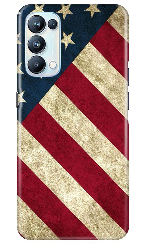 America Mobile Back Case for Oppo Reno5 Pro (Design - 79) America Case for Oppo Reno5 Pro