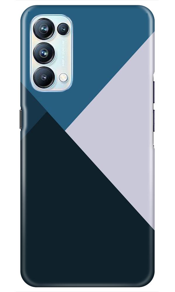 Blue Shades Mobile Back Case for Oppo Reno5 Pro (Design - 188) Blue Shades Case for Oppo Reno5 Pro (Design - 188)