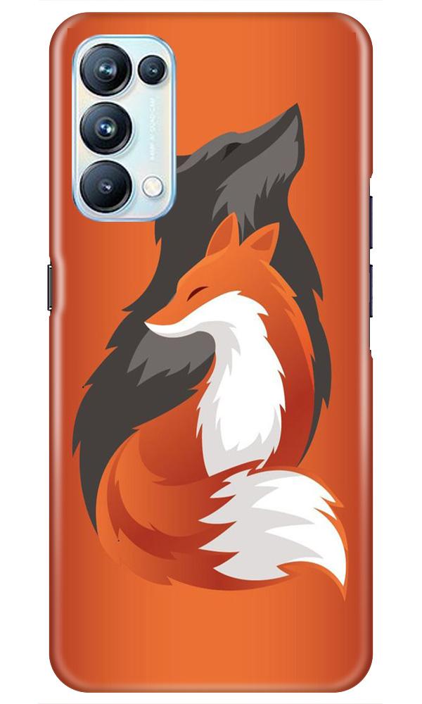Wolf Mobile Back Case for Oppo Reno5 Pro (Design - 224) Wolf Case for Oppo Reno5 Pro (Design No. 224)