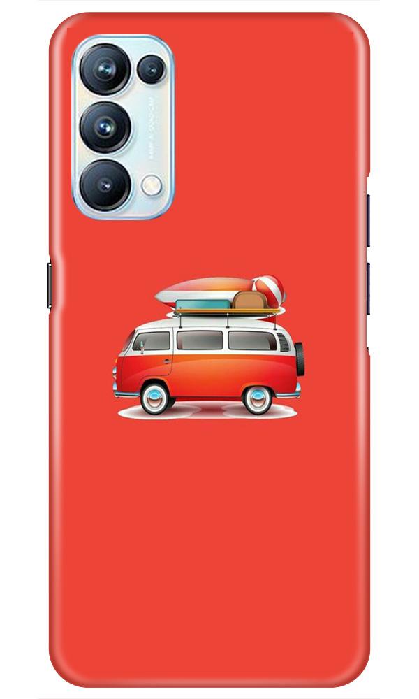 Travel Bus Mobile Back Case for Oppo Reno5 Pro (Design - 258) Travel Bus Case for Oppo Reno5 Pro (Design No. 258)