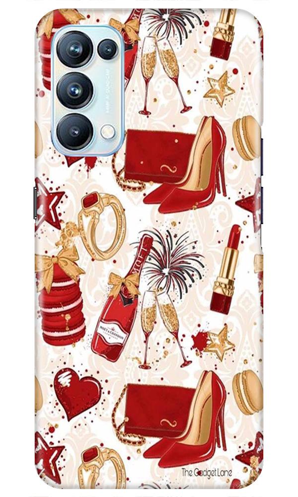 Girlish Mobile Back Case for Oppo Reno5 Pro (Design - 312) Girlish Mobile Back Case for Oppo Reno5 Pro (Design - 312)