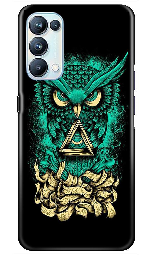 Owl Mobile Back Case for Oppo Reno5 Pro (Design - 358) Owl Mobile Back Case for Oppo Reno5 Pro (Design - 358)