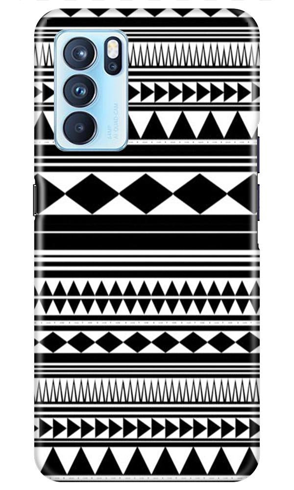 Black white Pattern Mobile Back Case for Oppo Reno6 Pro 5G (Design - 5) Black white Pattern Case for Oppo Reno6 Pro 5G