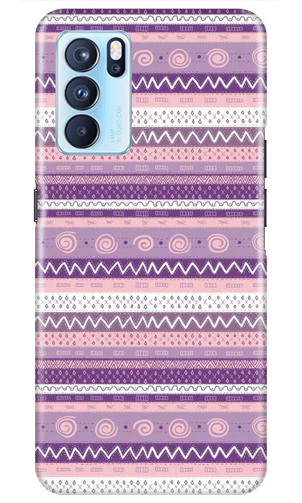 Zigzag line pattern3 Mobile Back Case for Oppo Reno6 Pro 5G (Design - 11) Zigzag line pattern3 Case for Oppo Reno6 Pro 5G