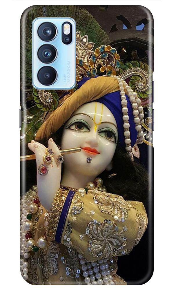 Lord Krishna3 Mobile Back Case for Oppo Reno6 5G (Design - 18) Lord Krishna3 Case for Oppo Reno6 5G