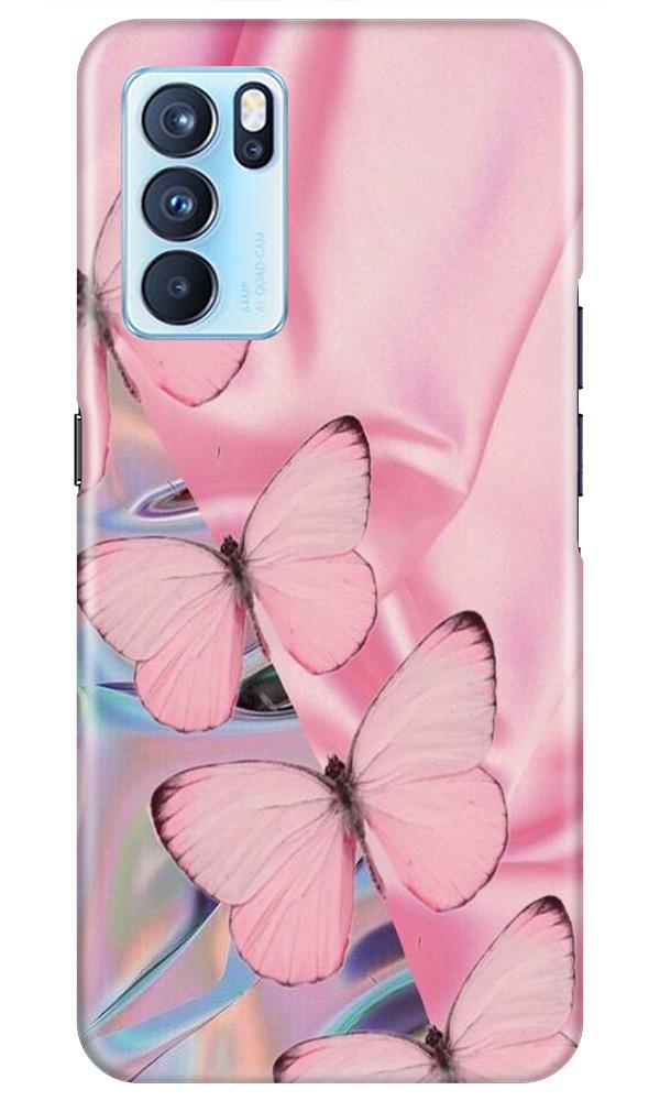 Butterflies Mobile Back Case for Oppo Reno6 5G (Design - 26) Butterflies Case for Oppo Reno6 5G