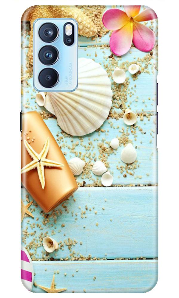 Sea Shells Mobile Back Case for Oppo Reno6 Pro 5G (Design - 63) Sea Shells Case for Oppo Reno6 Pro 5G