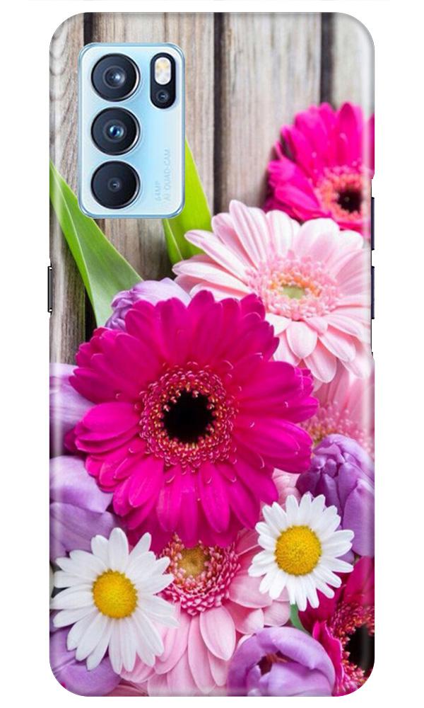 Coloful Daisy2 Mobile Back Case for Oppo Reno6 Pro 5G (Design - 76) Coloful Daisy2 Case for Oppo Reno6 Pro 5G
