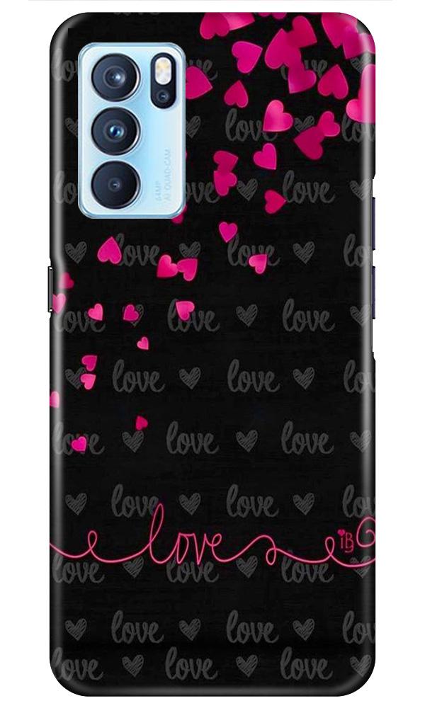 Love in Air Mobile Back Case for Oppo Reno6 Pro 5G (Design - 89) Love in Air Case for Oppo Reno6 Pro 5G