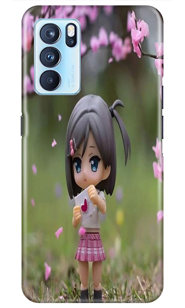 Cute Girl Mobile Back Case for Oppo Reno6 5G (Design - 92) Cute Girl Case for Oppo Reno6 5G