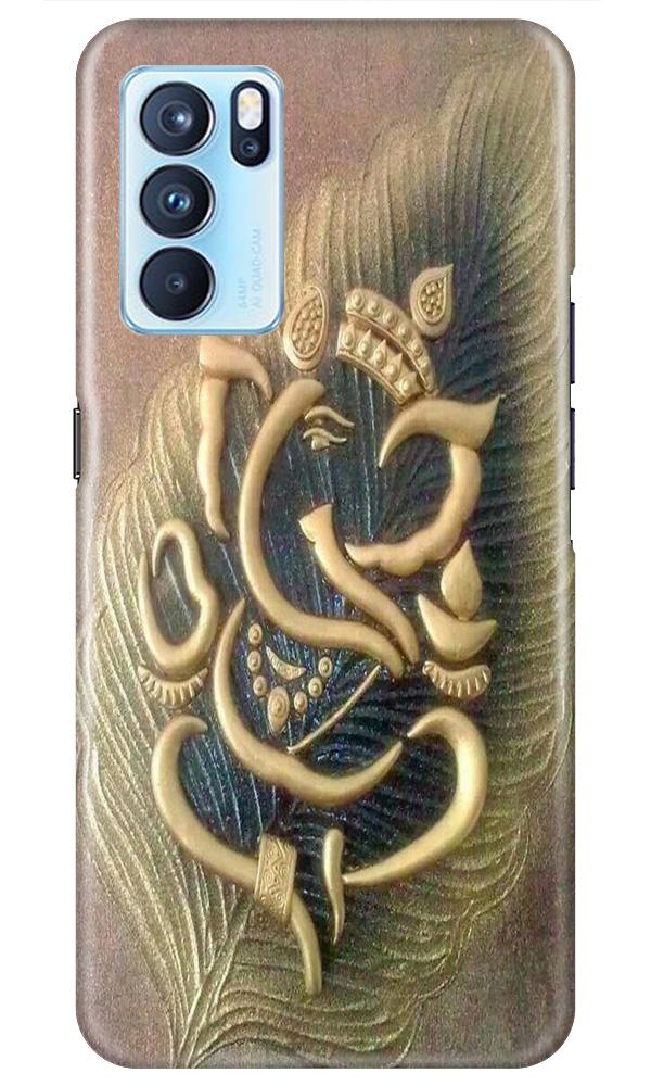 Lord Ganesha Mobile Back Case for Oppo Reno6 5G (Design - 100) Lord Ganesha Case for Oppo Reno6 5G