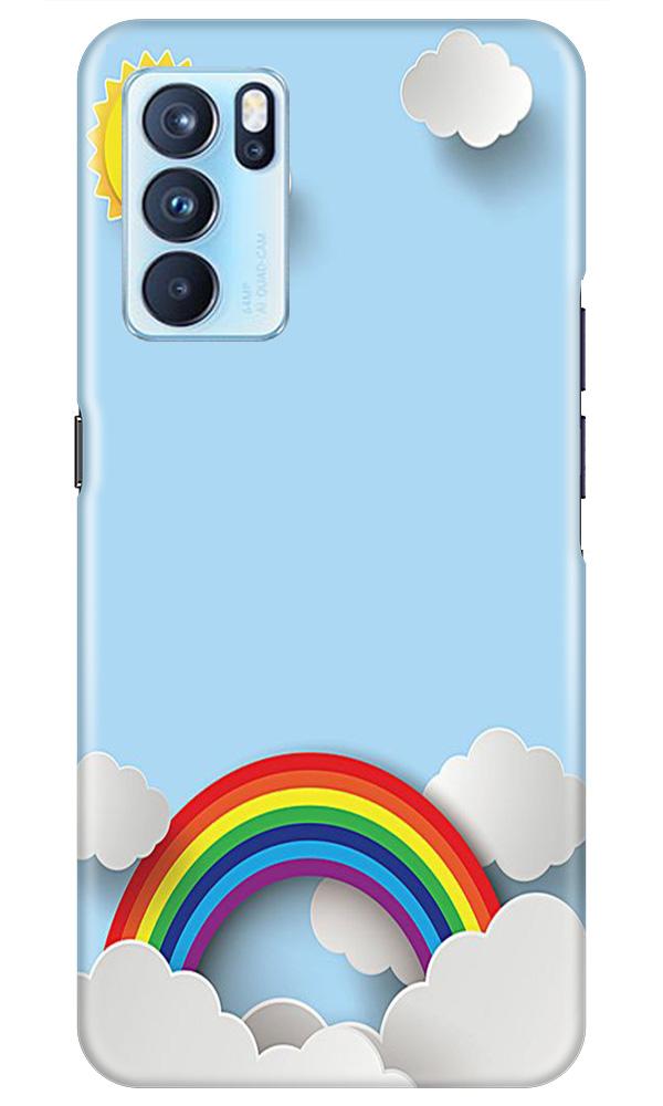Rainbow Mobile Back Case for Oppo Reno6 Pro 5G (Design - 225) Rainbow Case for Oppo Reno6 Pro 5G (Design No. 225)
