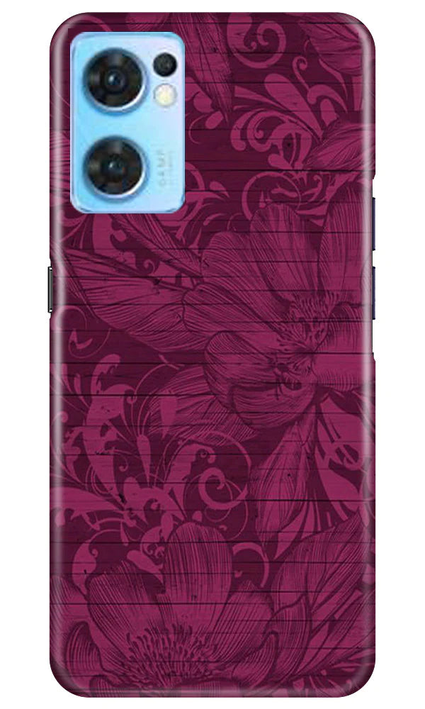 Purple Backround Mobile Back Case for Oppo Reno7 5G (Design - 22) Purple Backround Case for Oppo Reno7 5G