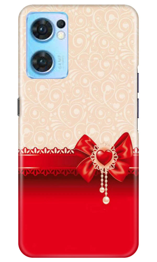 Gift Wrap3 Mobile Back Case for Oppo Reno7 5G (Design - 36) Gift Wrap3 Case for Oppo Reno7 5G