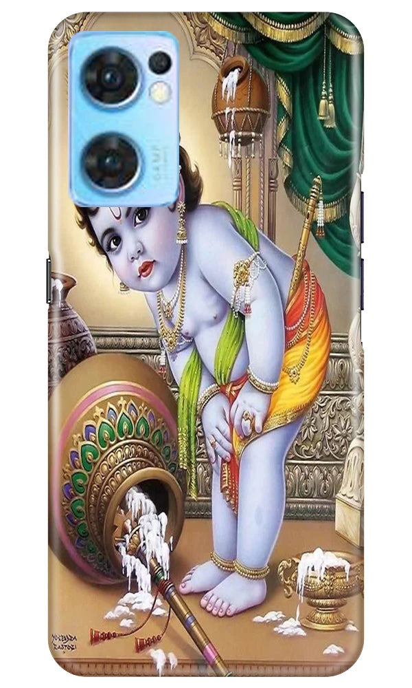 Bal Gopal2 Mobile Back Case for Oppo Reno7 5G (Design - 85) Bal Gopal2 Case for Oppo Reno7 5G