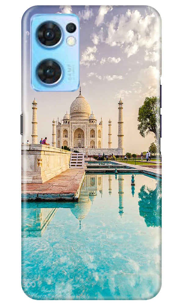 Tajmahal Mobile Back Case for Oppo Reno7 5G (Design - 96) Tajmahal Case for Oppo Reno7 5G
