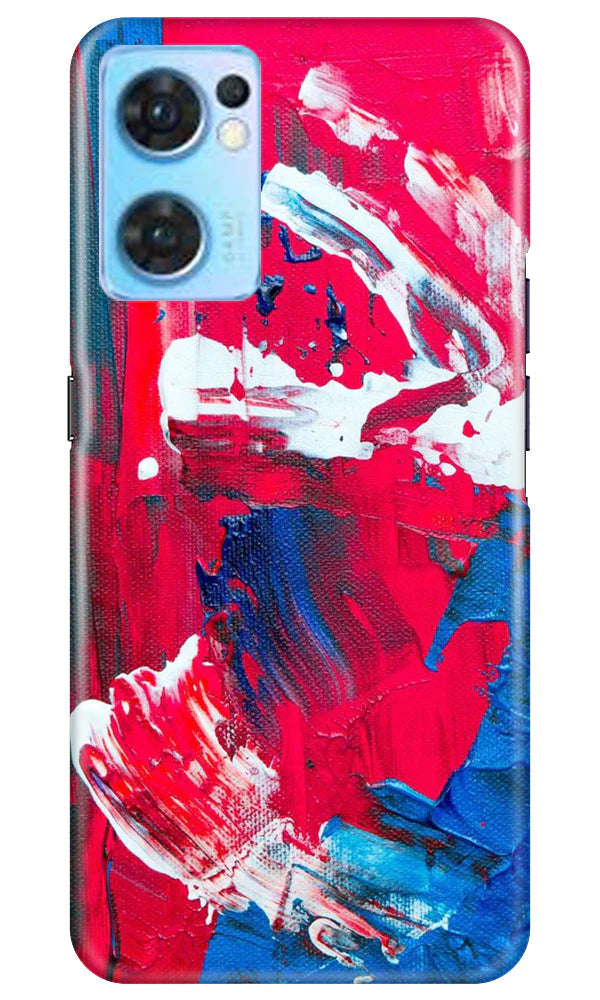 Modern Art Mobile Back Case for Oppo Reno7 5G (Design - 197) Modern Art Case for Oppo Reno7 5G (Design No. 197)