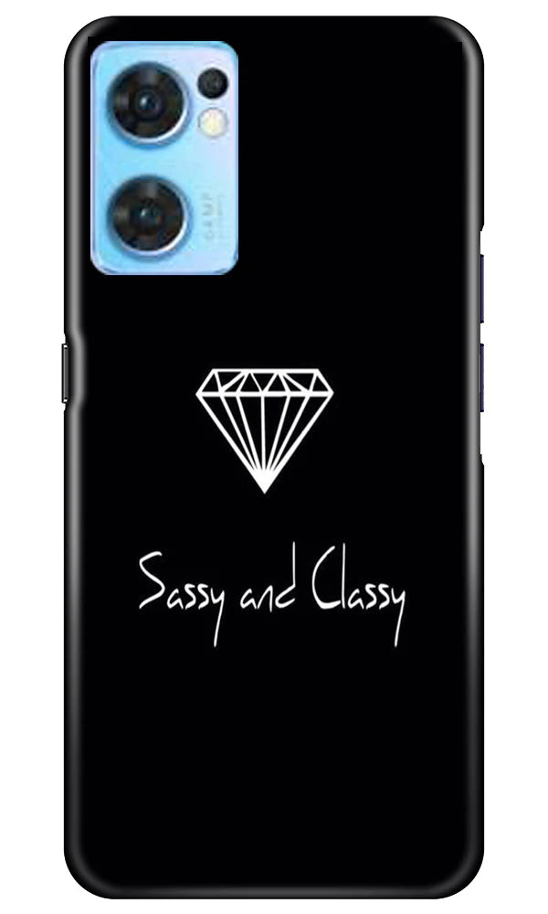 Sassy and Classy Mobile Back Case for Oppo Reno7 5G (Design - 233) Sassy and Classy Case for Oppo Reno7 5G (Design No. 233)
