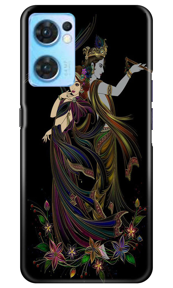 Radha Krishna Mobile Back Case for Oppo Reno7 5G (Design - 257) Radha Krishna Case for Oppo Reno7 5G (Design No. 257)