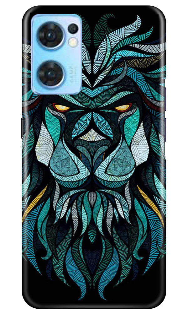 Lion Mobile Back Case for Oppo Reno7 5G (Design - 276) Lion Mobile Back Case for Oppo Reno7 5G (Design - 276)
