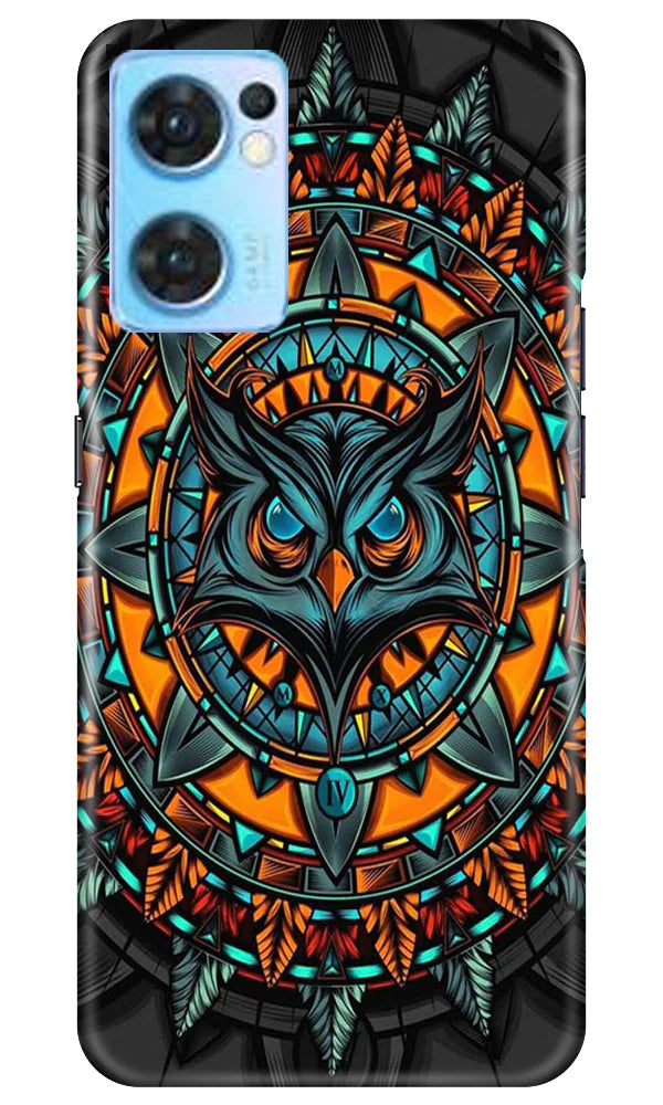 Owl Mobile Back Case for Oppo Reno7 5G (Design - 319) Owl Mobile Back Case for Oppo Reno7 5G (Design - 319)
