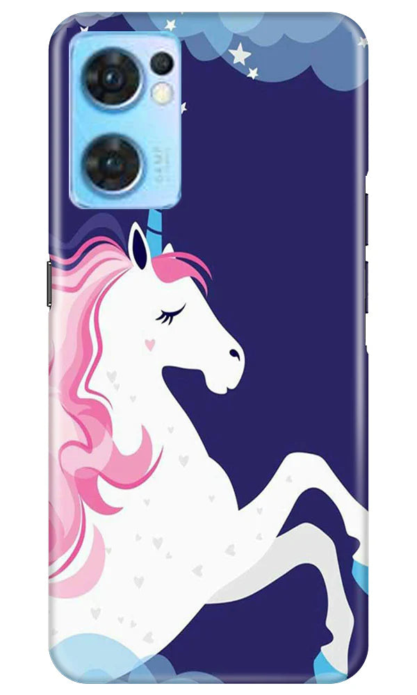 Unicorn Mobile Back Case for Oppo Reno7 5G (Design - 324) Unicorn Mobile Back Case for Oppo Reno7 5G (Design - 324)
